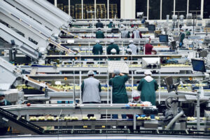 manufacturing with the help of machines
