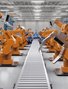 robots helping in manufacturing